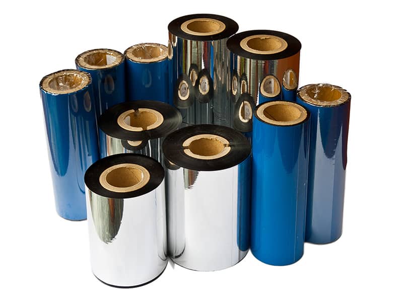 Thermal transfer ribbon on rolls